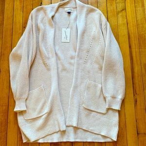 Women’s Cream Cardigan, Size Medium